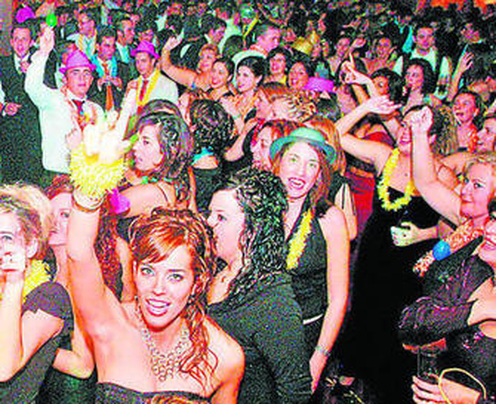 Imagen de la celebración de un cotillón, en ediciones pasadas.