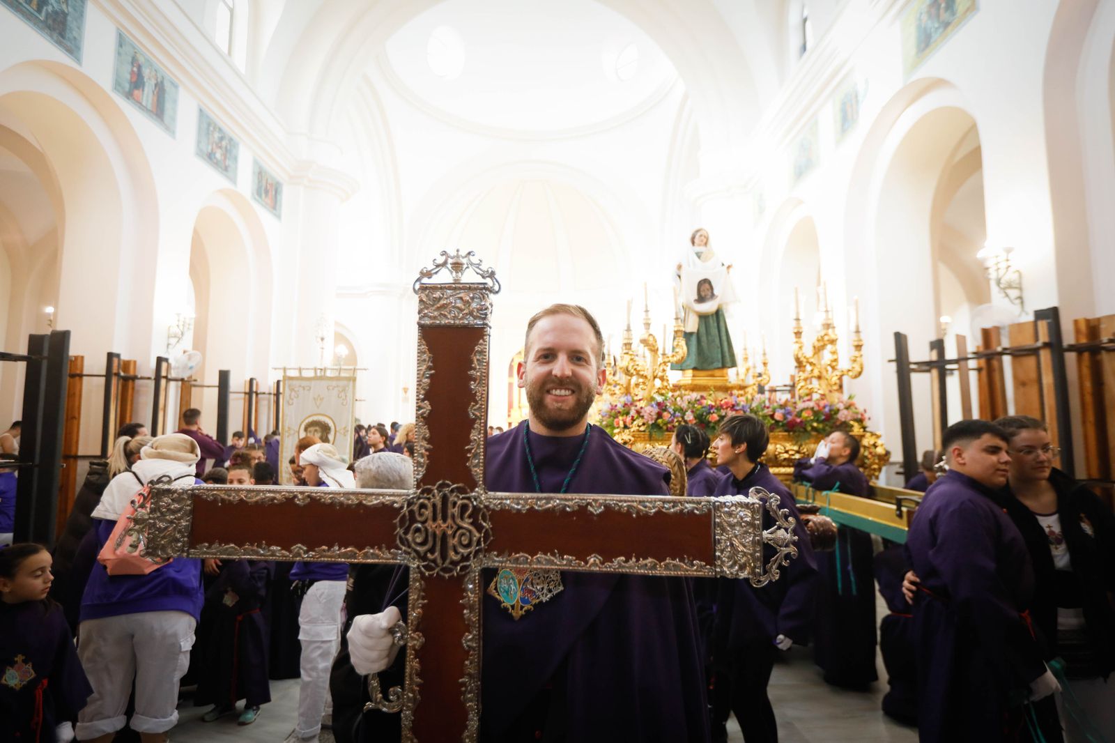 La procesión del Encuentro, en imágenes