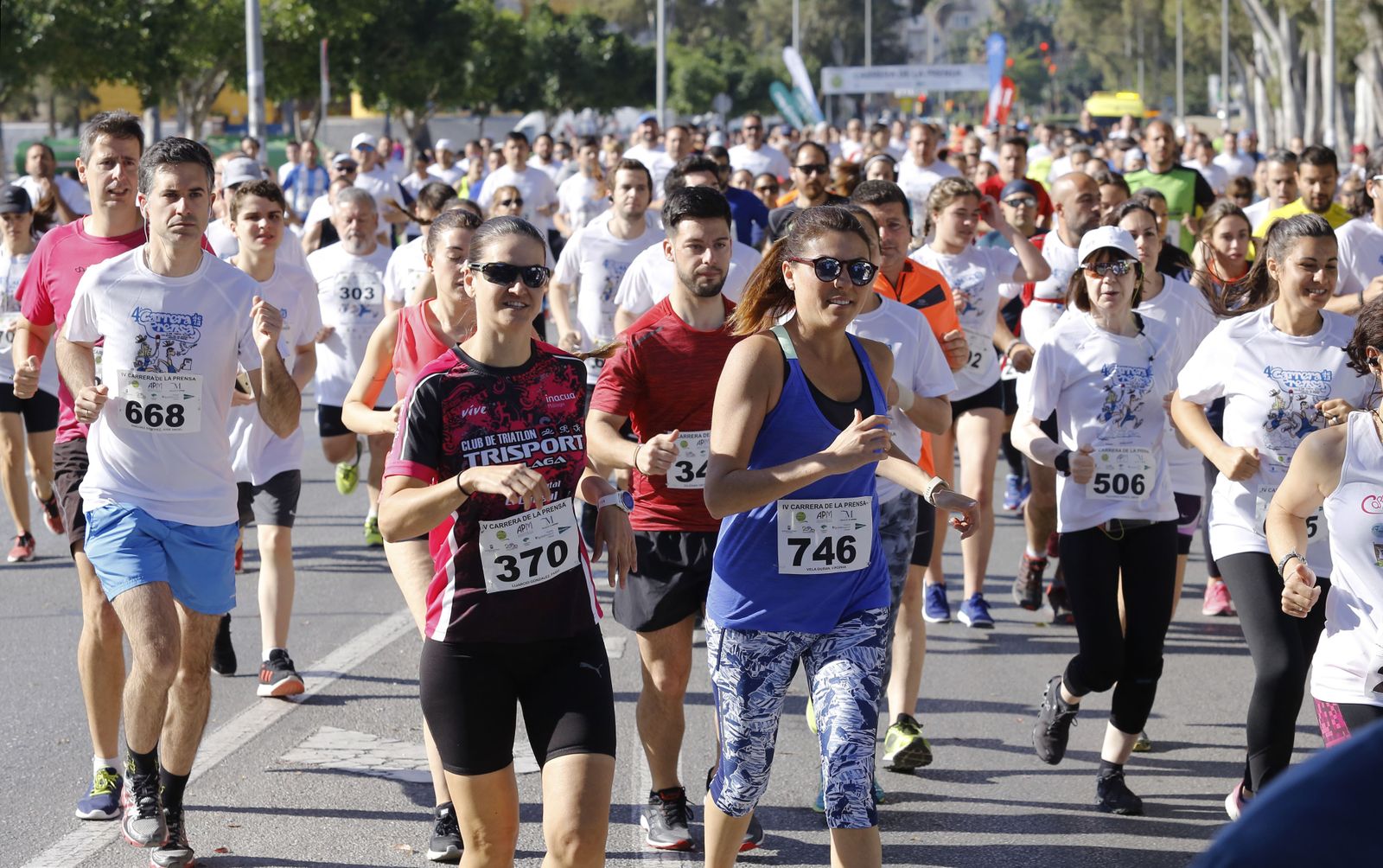 Las mejores fotografías de la Carrera de la Prensa de Málaga de 2019