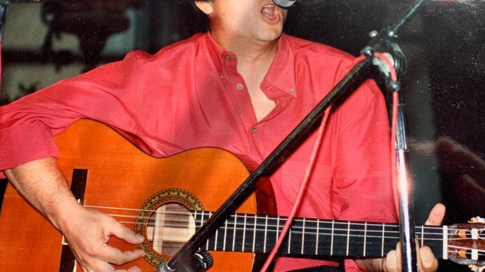 En una de sus actuaciones.