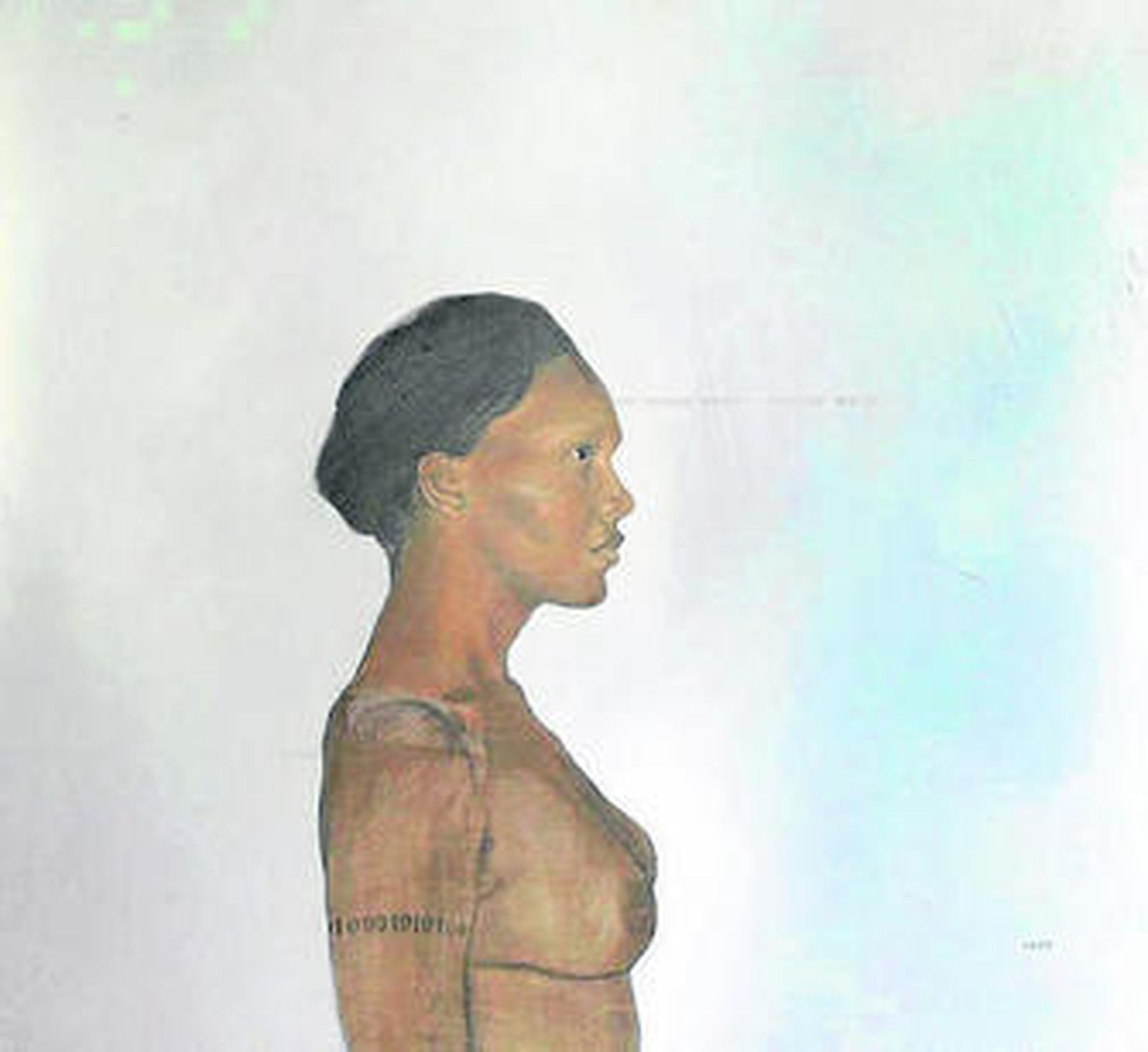 Una de las obras que se exponen de Julián Delgado.