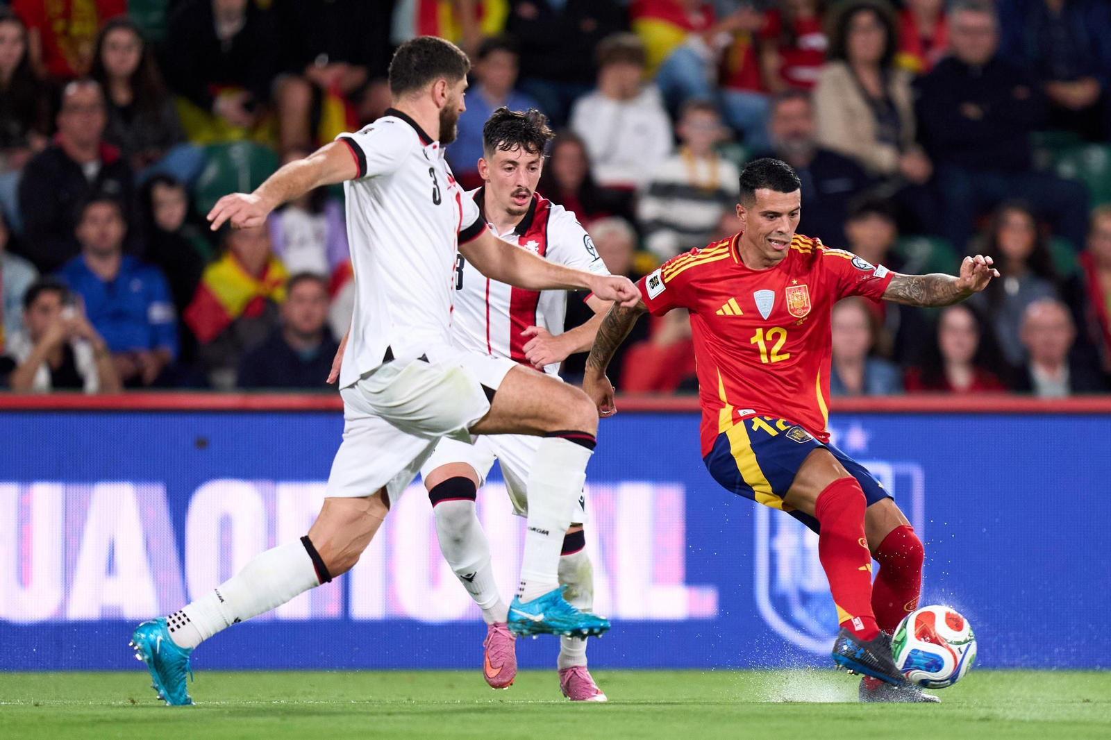 Las mejores fotos del España-Georgia