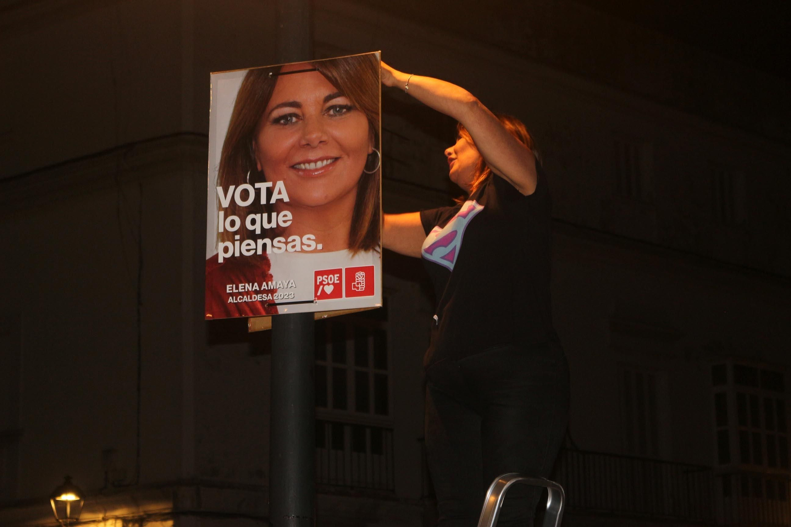 Las imágenes del comienzo de la campaña electoral en Puerto Real