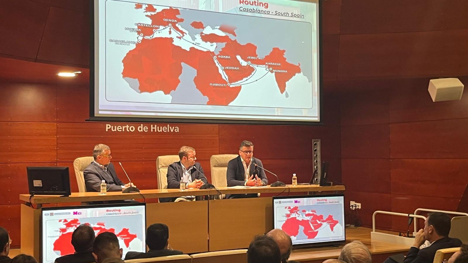 Gerardo García Gavira, Javier Blanco y Federico Spinnato, en el acto de ayer.