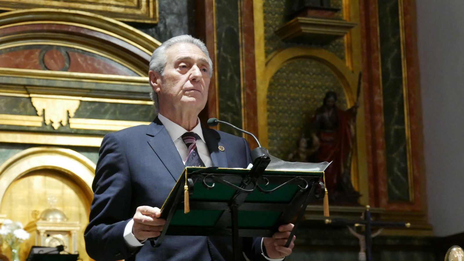 Antonio Vela, exaltando la Pasión abderitana.