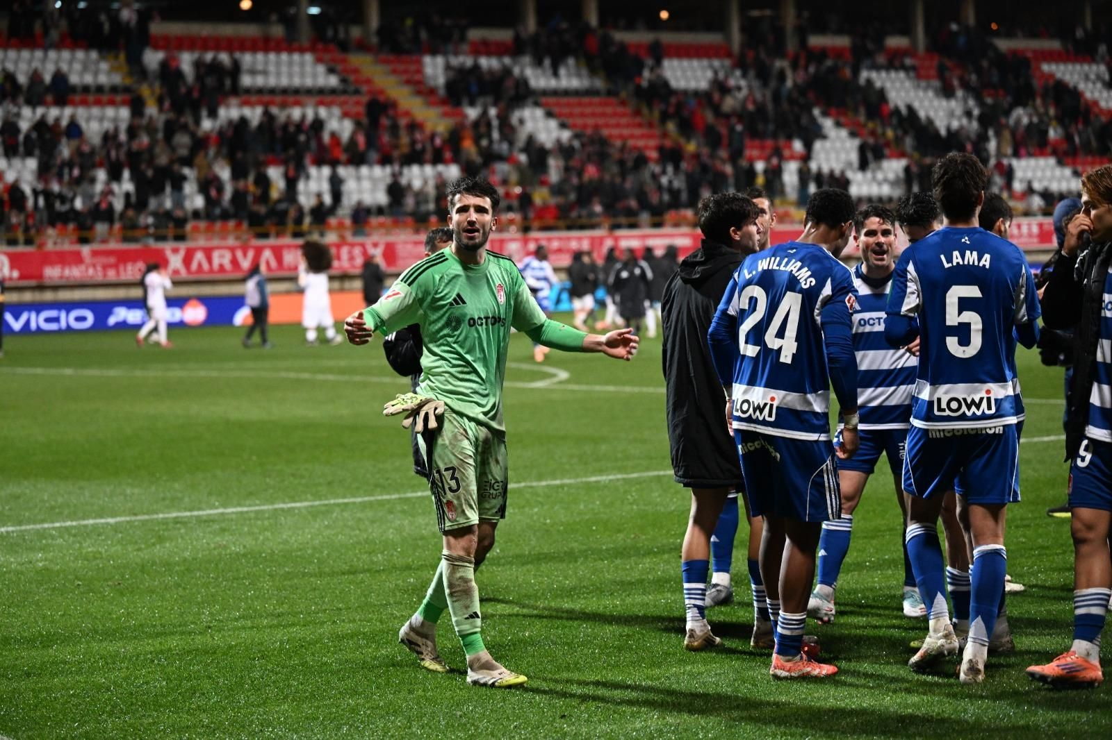 Astralaga podría volver a la portería el sábado en Gijón.