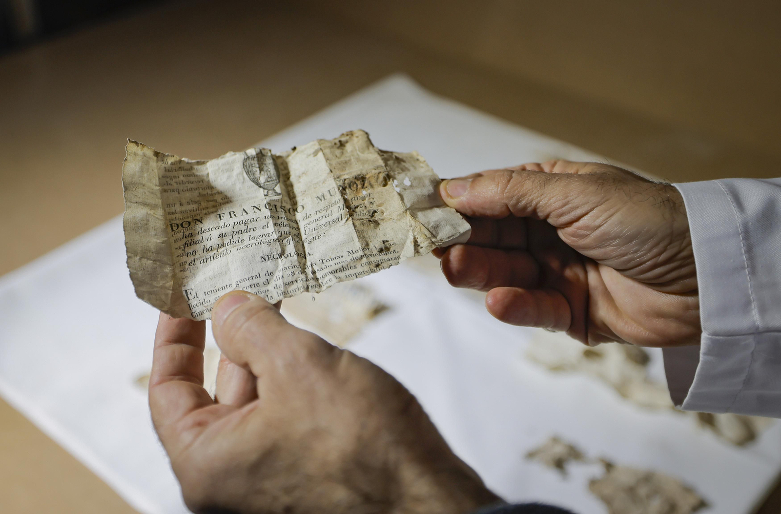 Las fotos de la restauración del retablo mayor de Santa María la Blanca