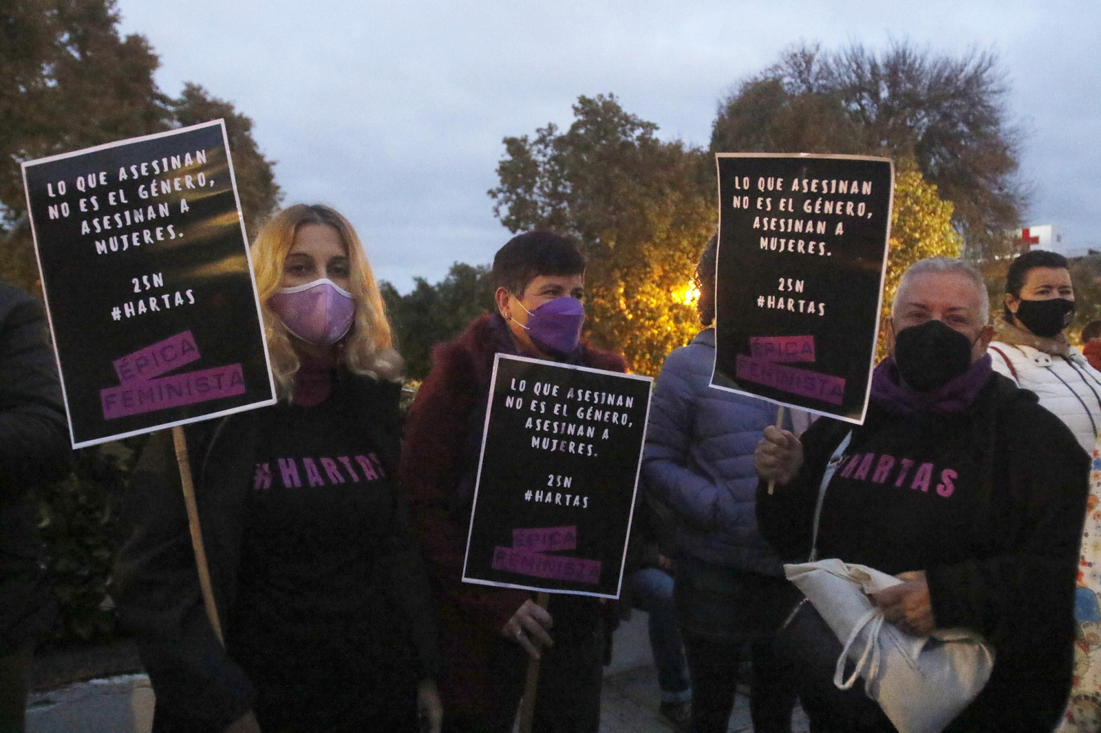 La manifestación contra la violencia de género en Córdoba, en fotografías