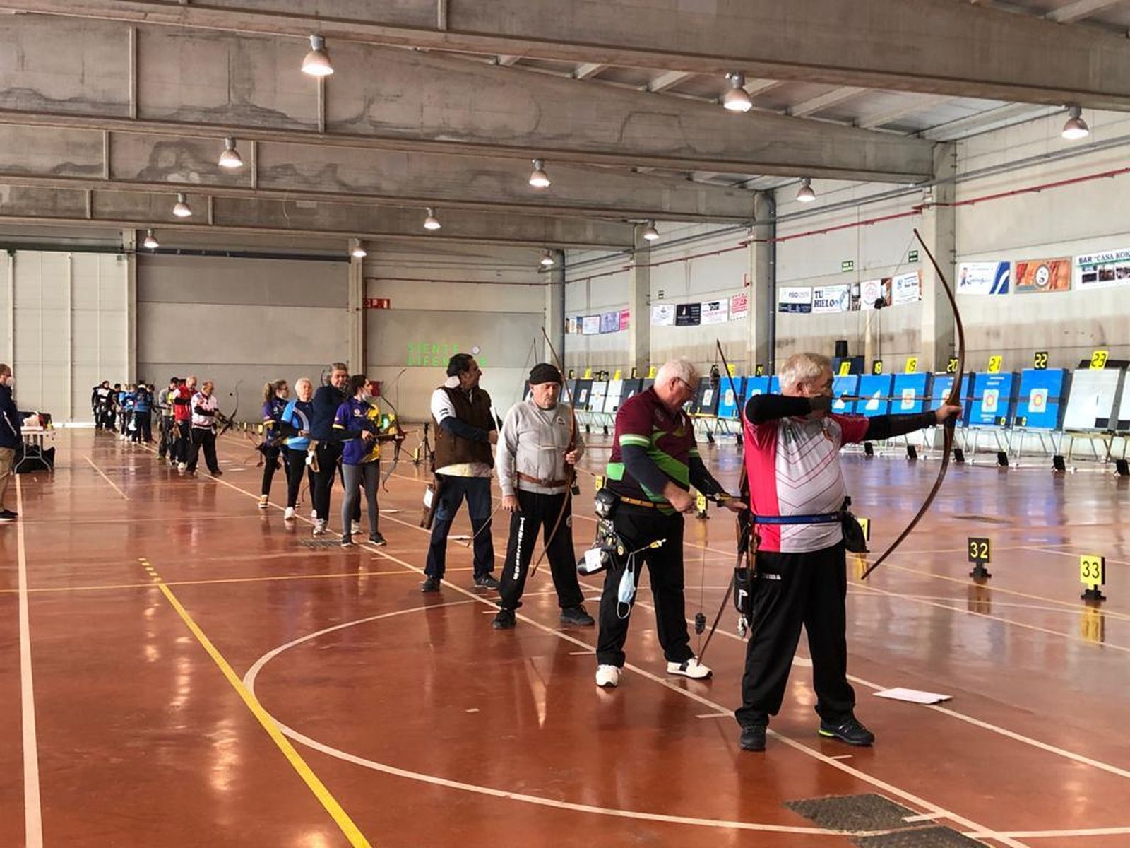 Campeonato andaluz de tiro con arco en sala celebrado en Huelva hace unas semanas.