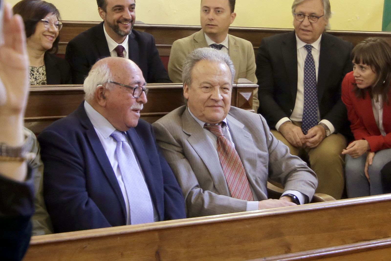 Imágenes del acto institucional del 40 aniversario de las primeras elecciones municipales