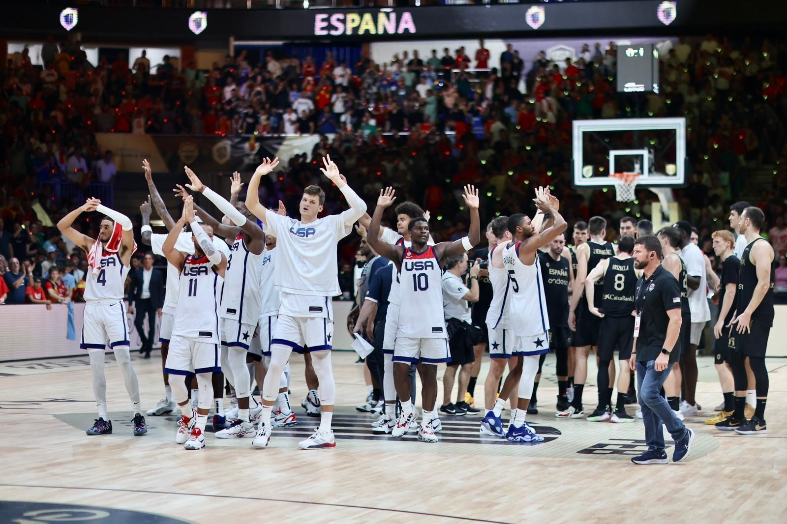 Las imágenes del España-Estados Unidos en el Martín Carpena