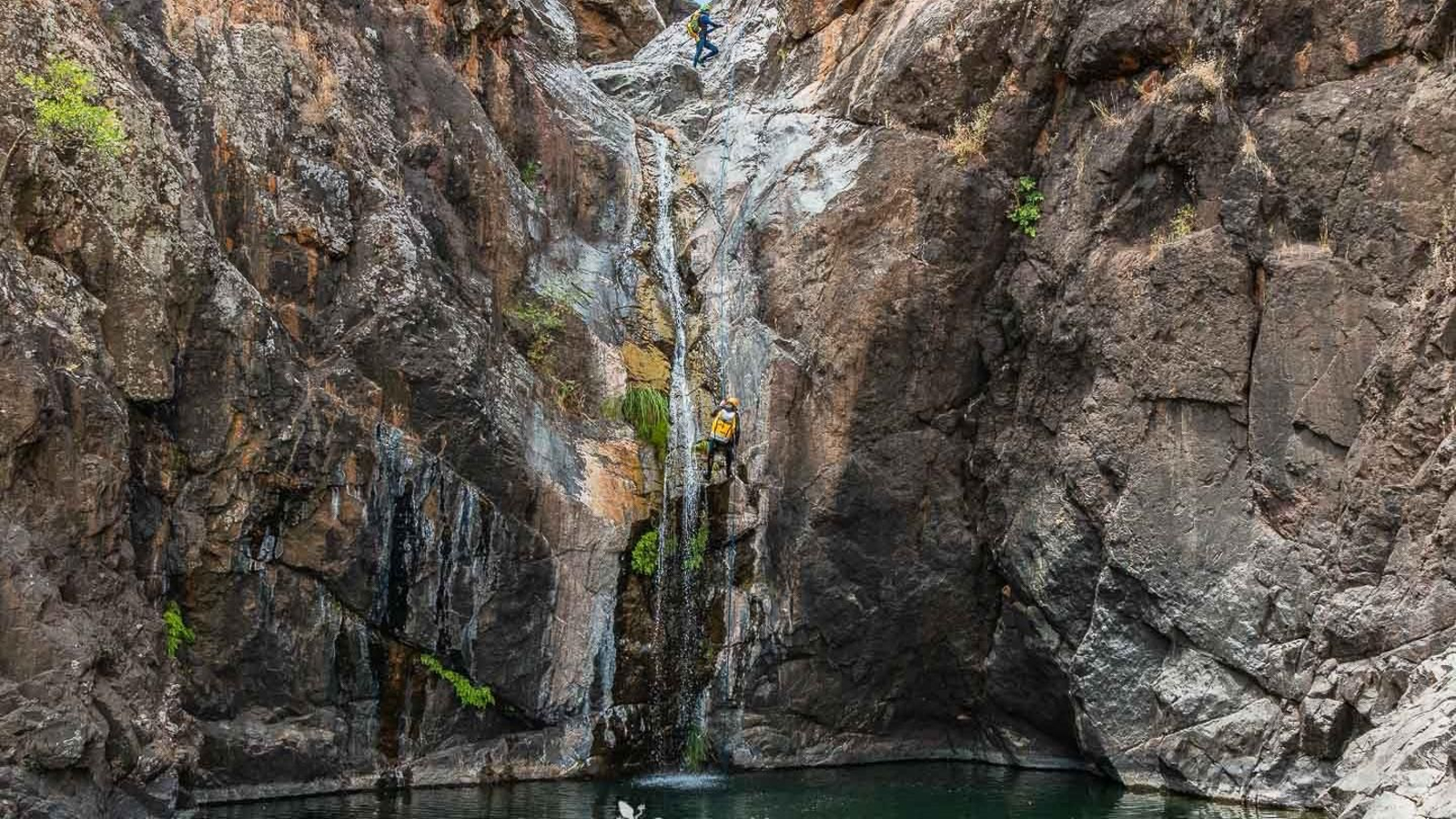Foto de Sierra Extreme en el barranco de Risco Blanco