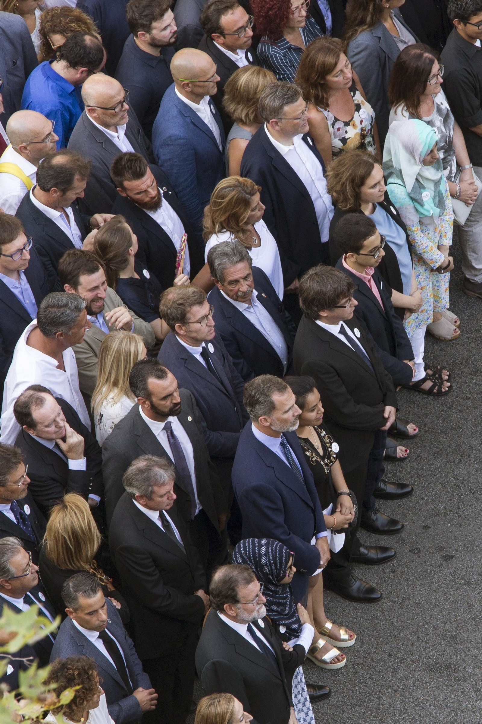 imágenes de la manifestación en Barcelona