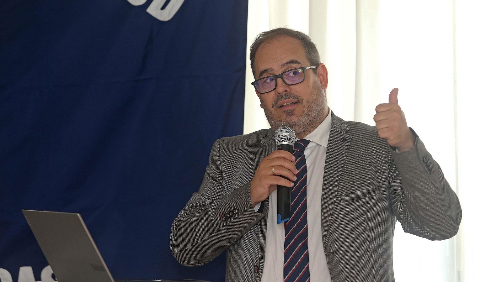 José Antonio Sebastián en el Propeller Club Algeciras.