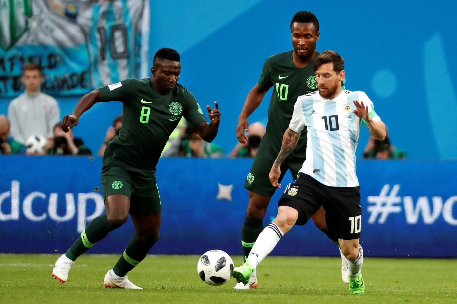 Las imágenes del Nigeria-Argentina
