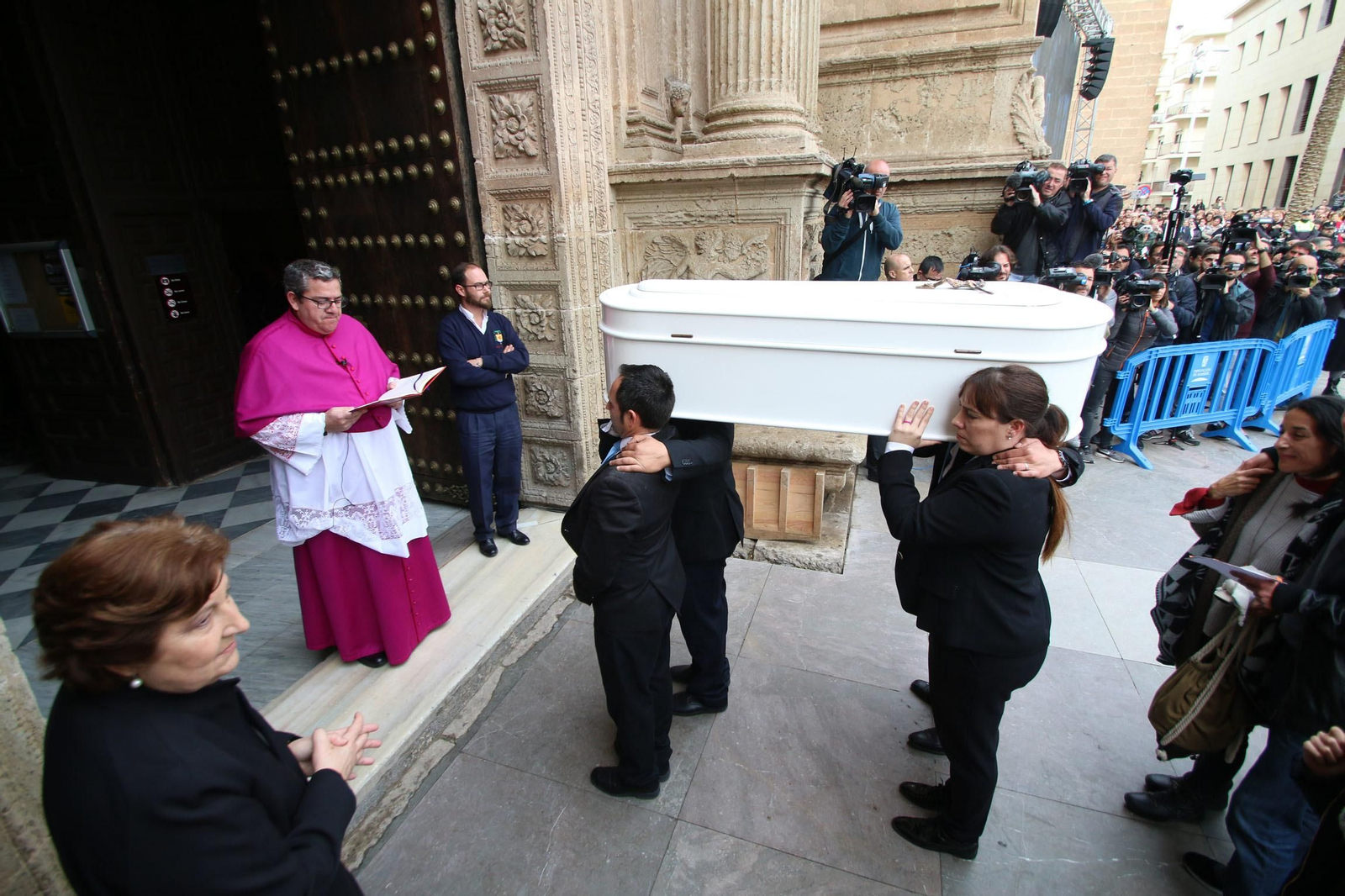 Las imágenes del funeral de Gabriel