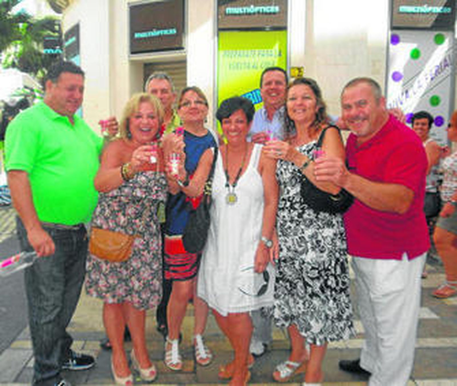 El coro de Jabalcuza de Alhaurín de la Torre animó también la fiesta.