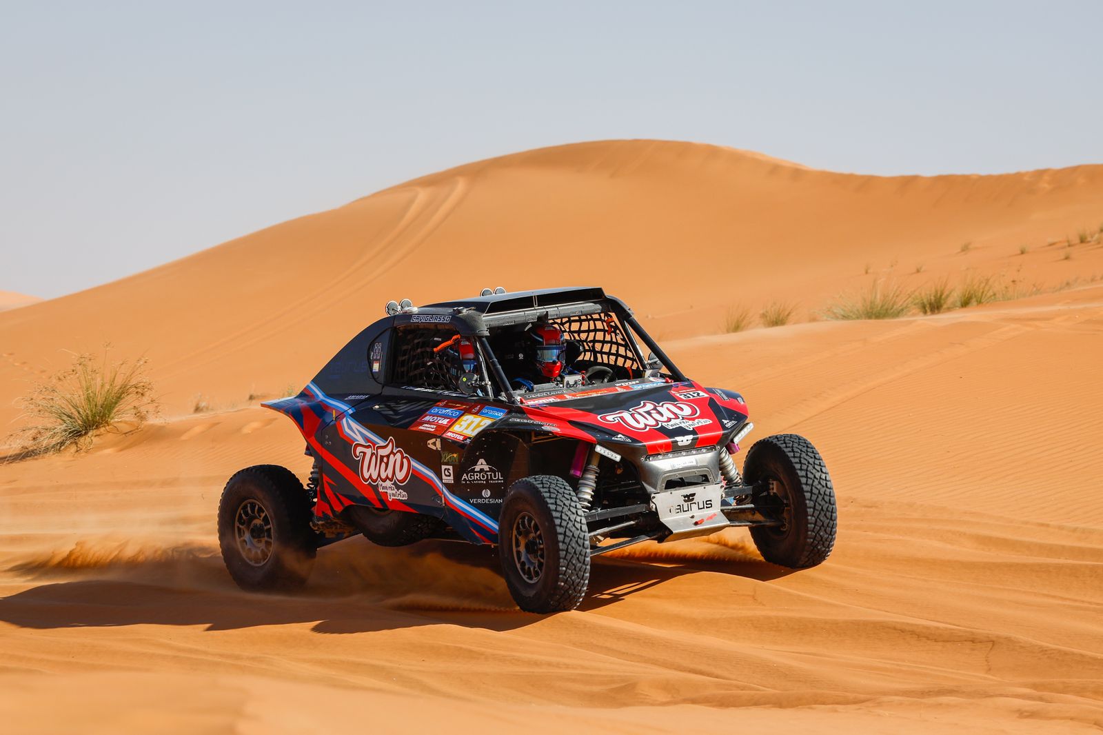Las mejores fotos del Dakar por las dunas