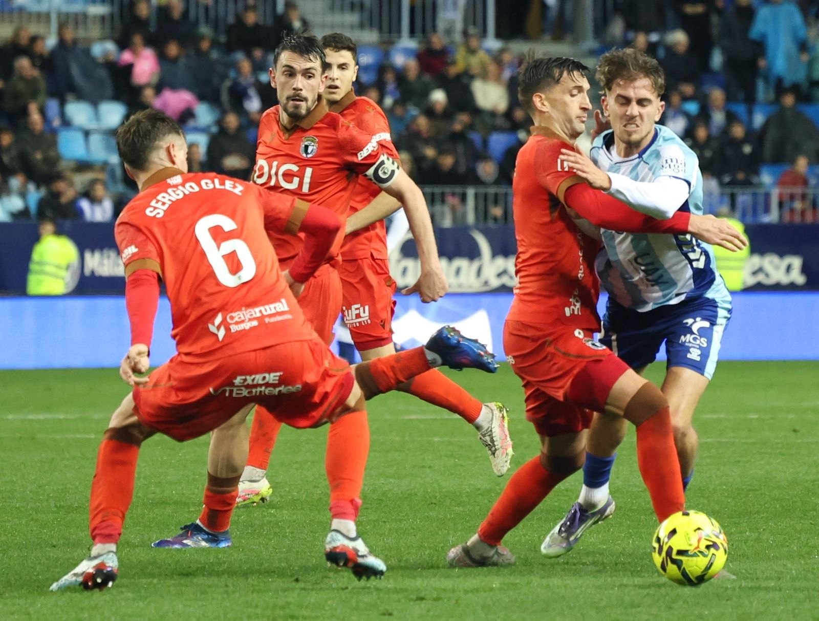 Las fotos del Málaga CF-Burgos