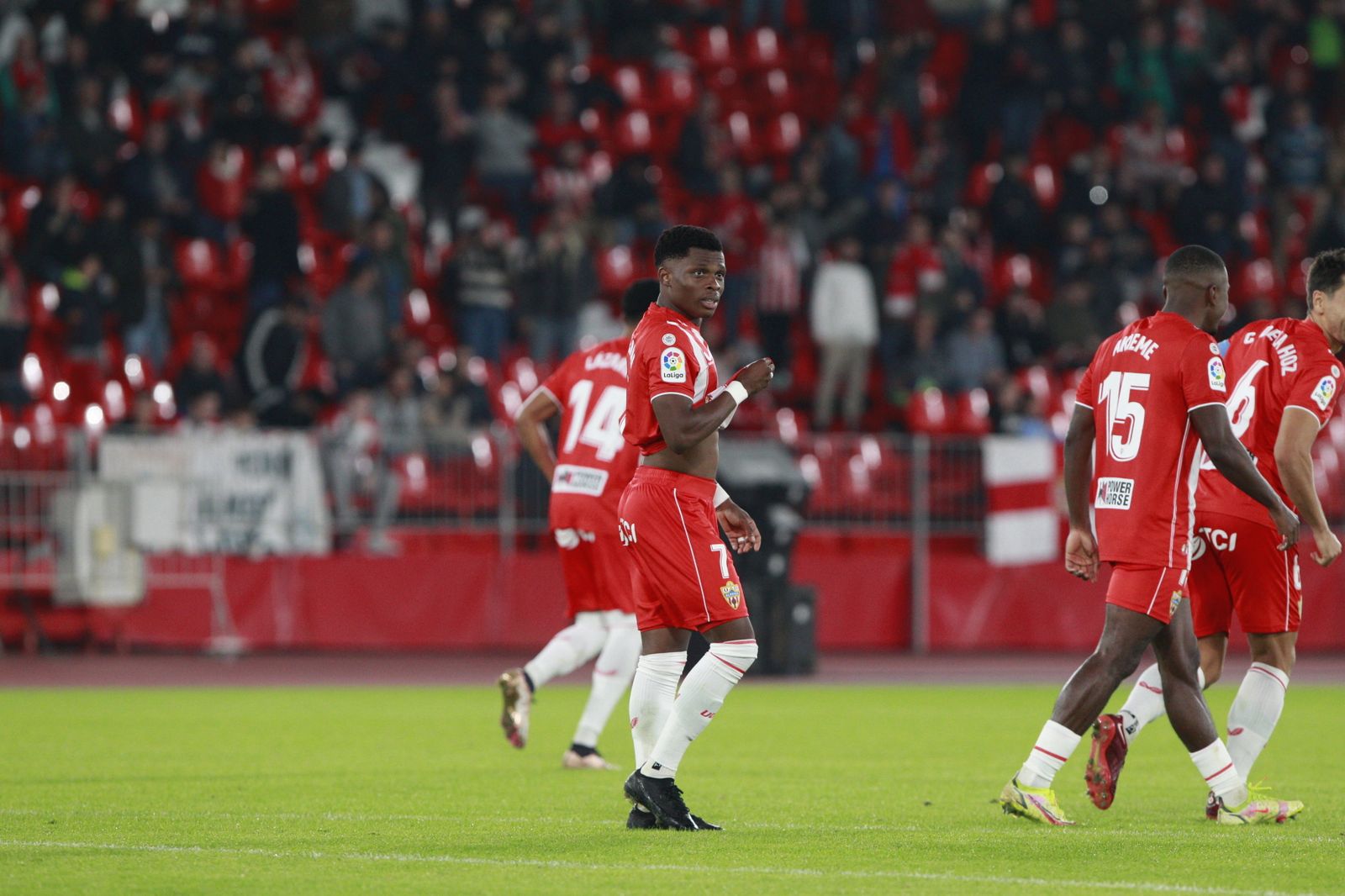Imágenes del partido de fútbol amistoso U.D. Almería-Lazio