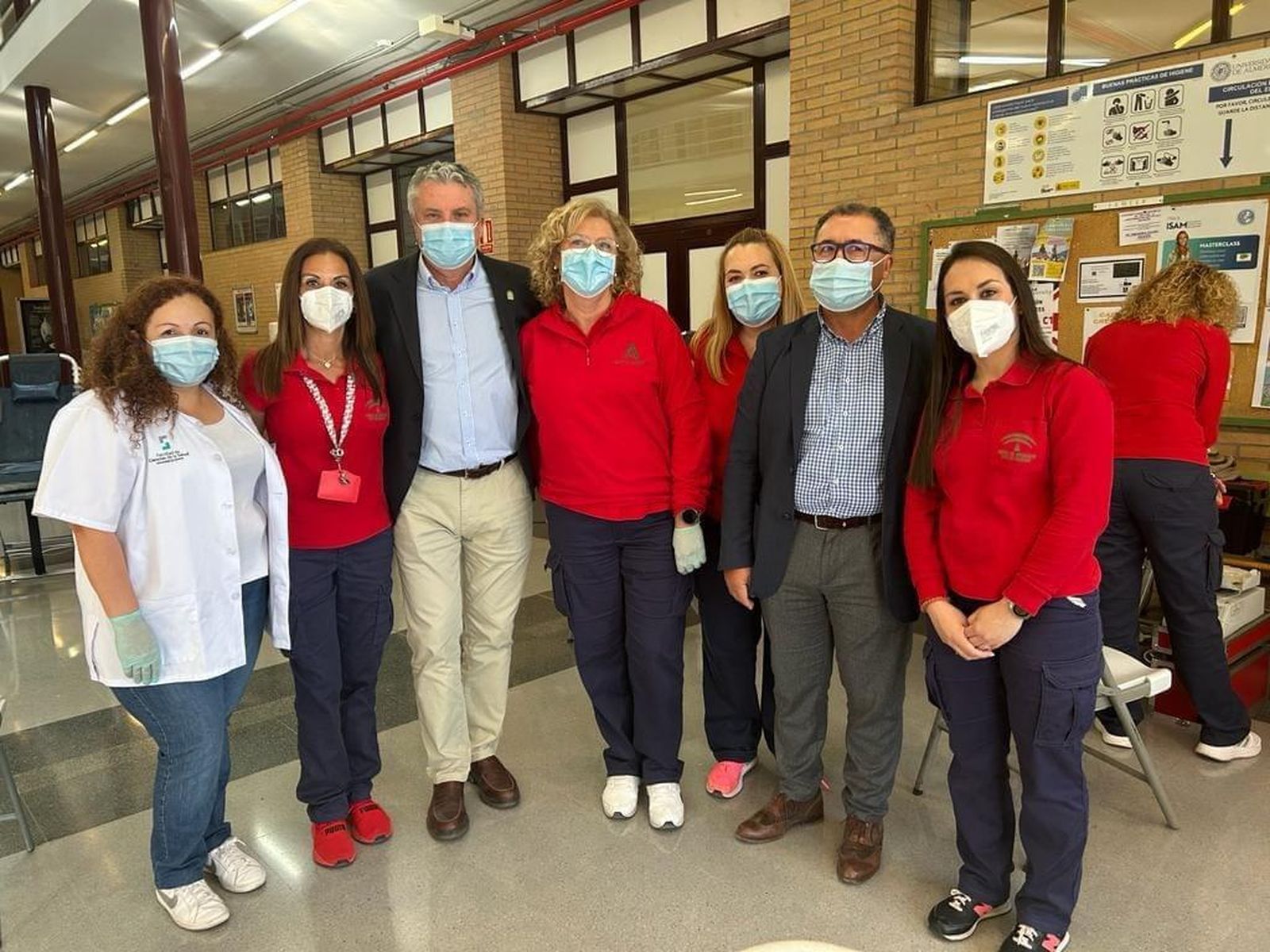 Colecta llevada a cabo en el campus de la Universidad de Almería