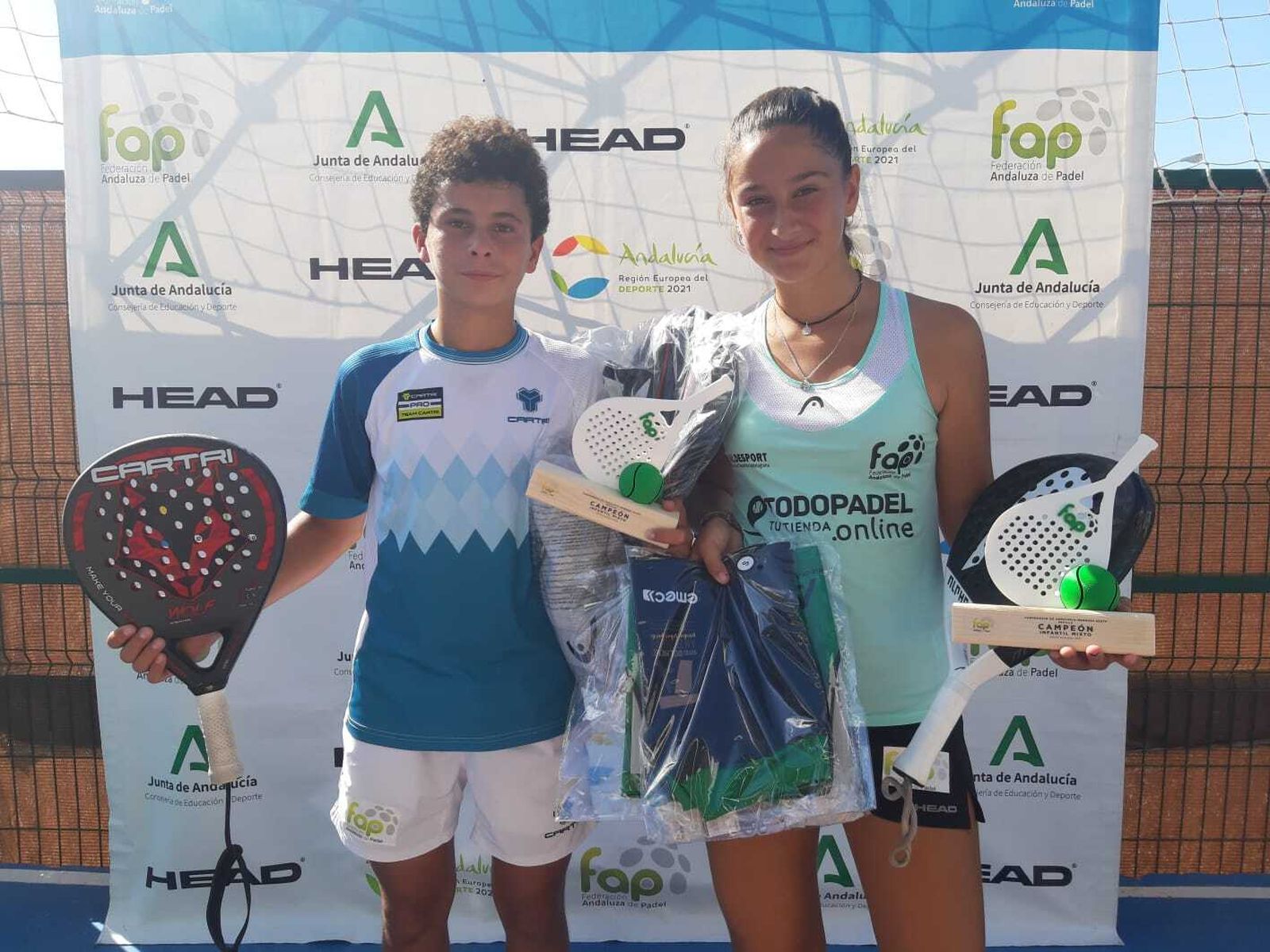 Julieta Alemán y Juan Zamora.