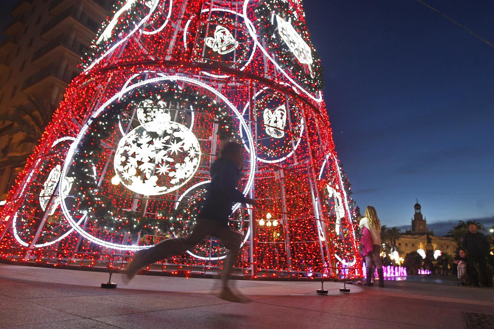 Alumbrado extraordinario de Navidad en Cádiz