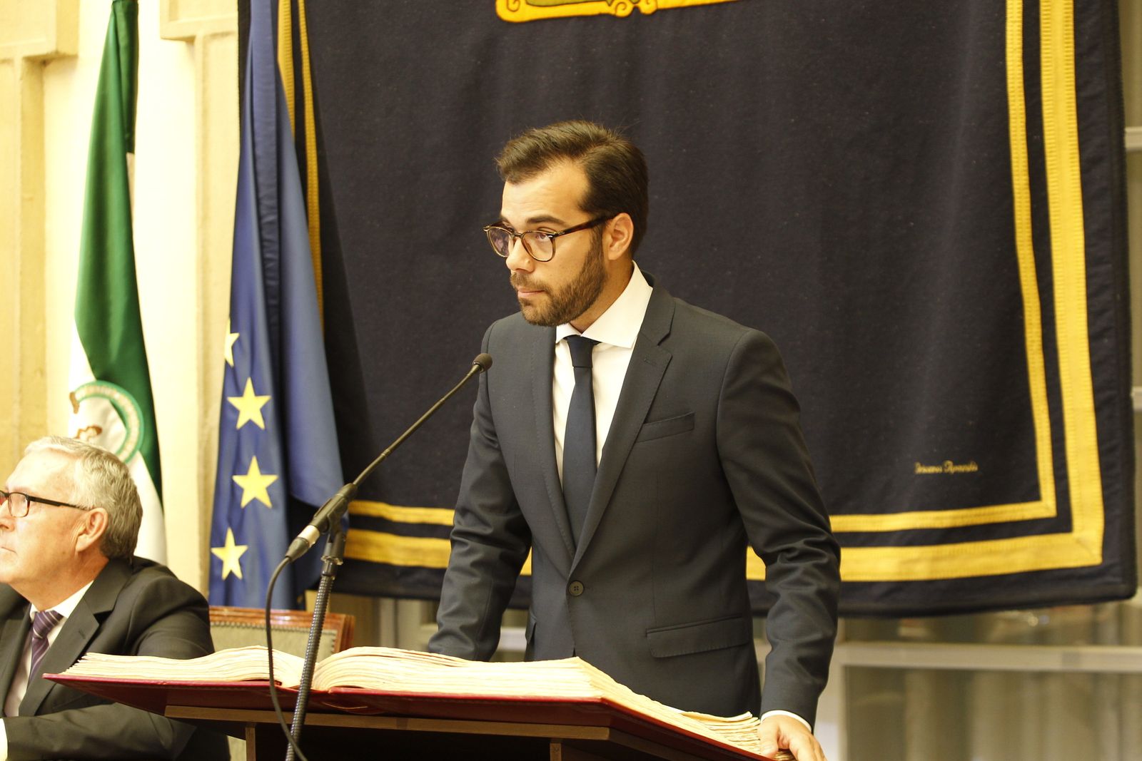 Pleno investidura Presidente Diputación de Almería. Javier Aureliano García