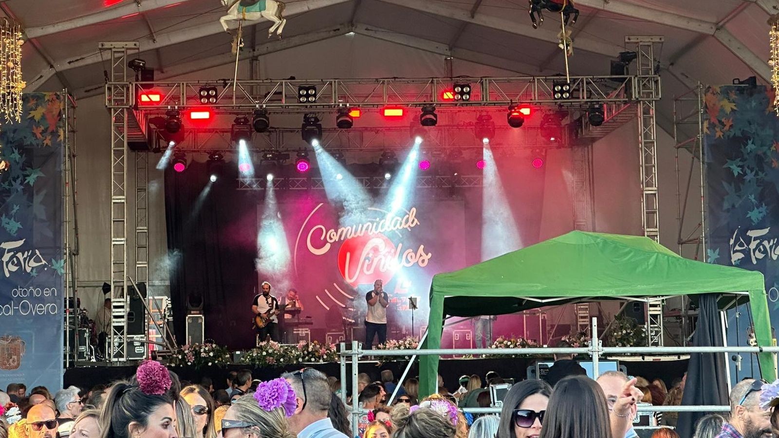 La actuación musical de Los Vinilos, uno de los platos fuertes del día.