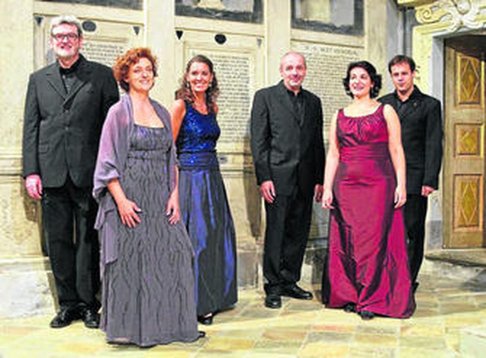 La Compagnia del Madrigale (Daniele Carnovich es el primero por la izquierda).