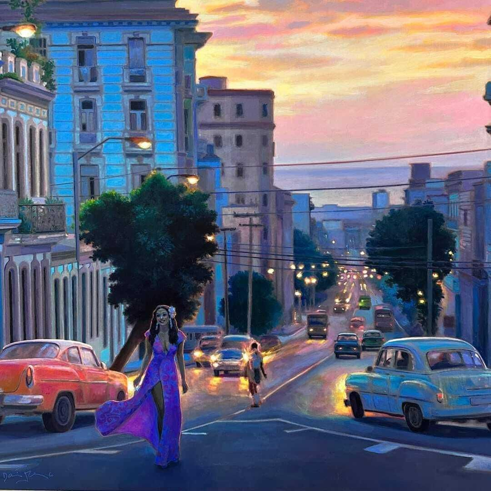 La espectacular muestra pictórica de Dani Franco en Ayamonte que es una explosión de colores