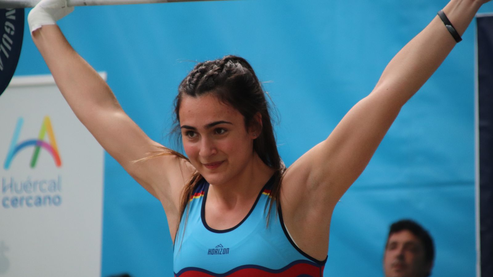 Lucía Fandiño, durante la competición.