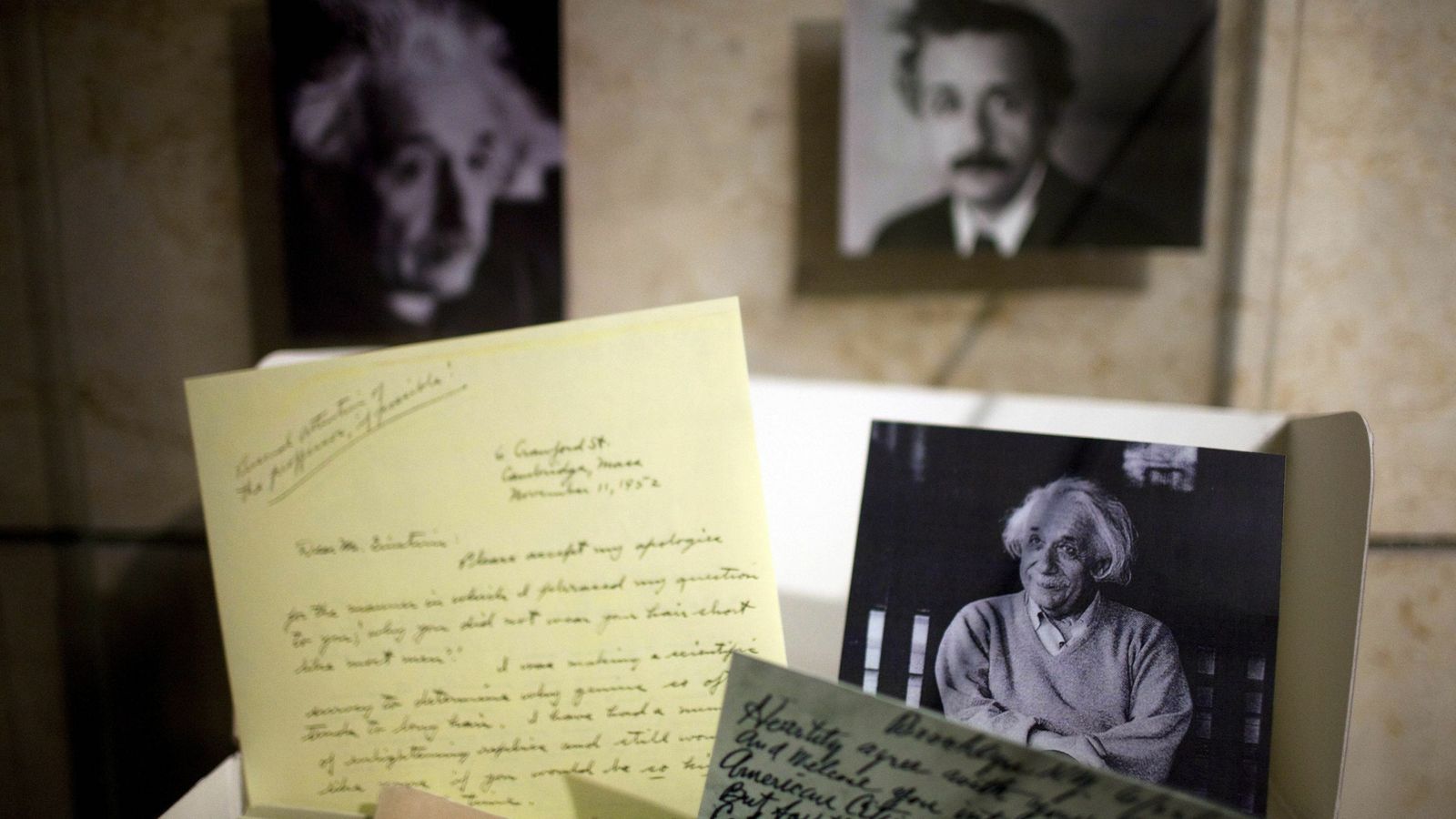 Documentos de Einstein que conserva la Universidad Hebrea de Jerusalén.