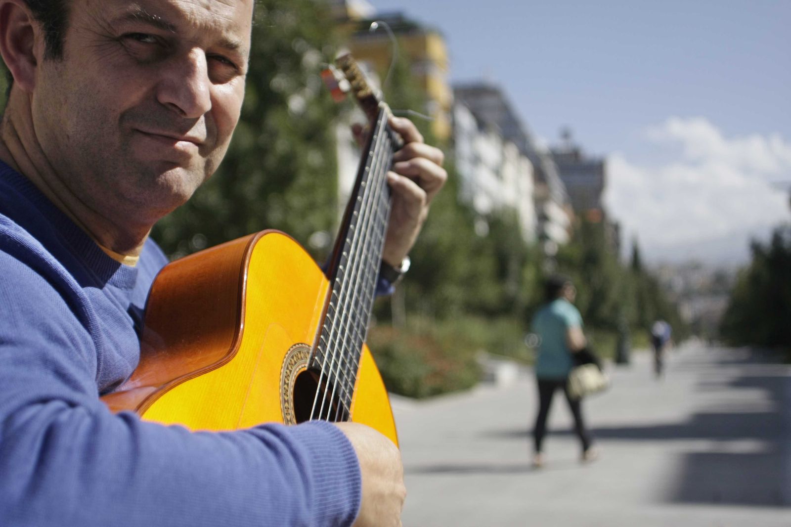 El guitarrista Gerardo Núñez estará mañana en el Teatro Monumental junto a la Sinfónica de Madrid.