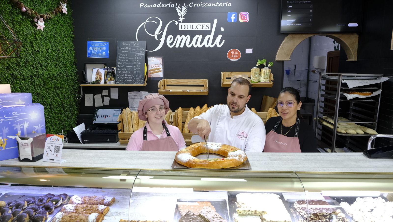 Tu roscón de reyes en Yemadi, tradición y calidad, en imágenes