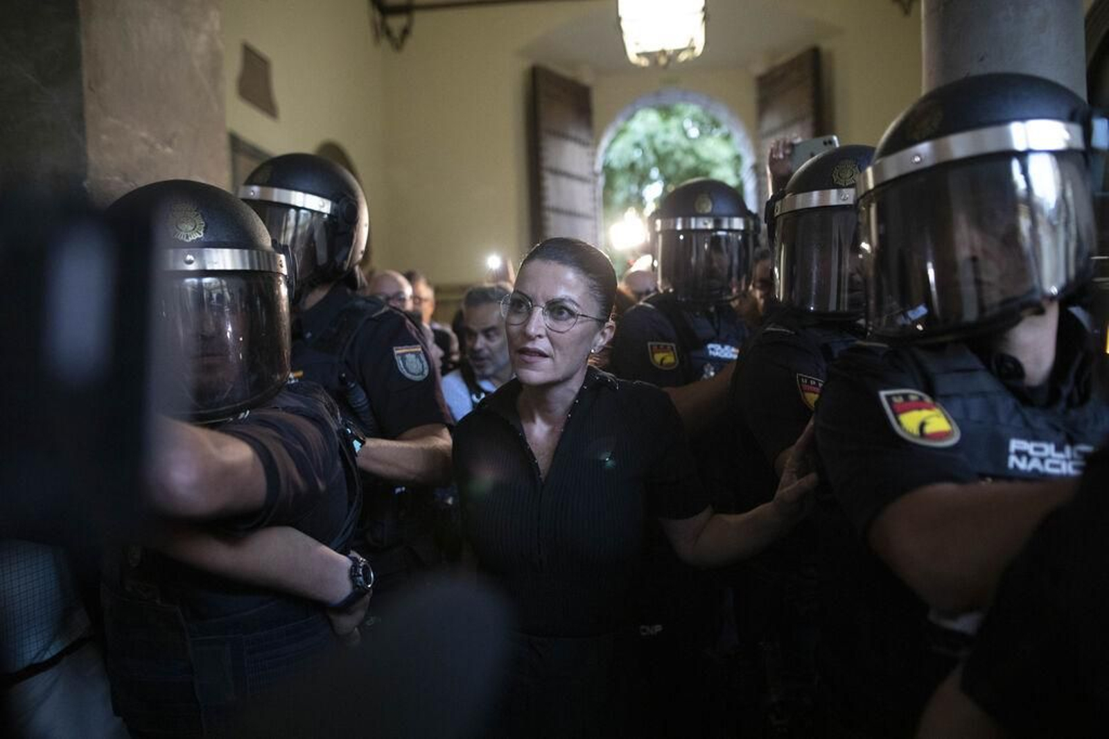 Imagen del acto de Olona en Derecho en septiembre de 2022.