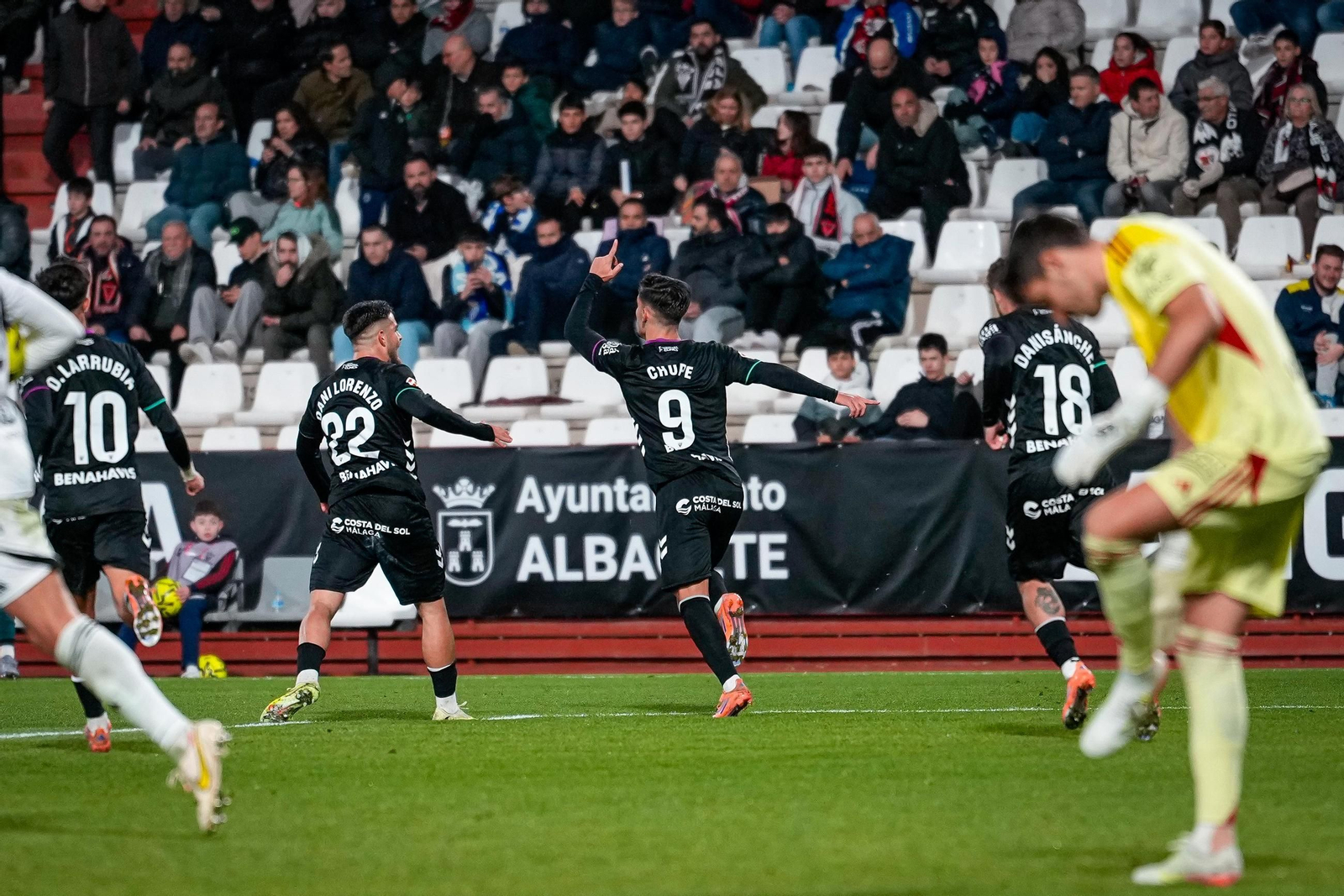 Albacete-Málaga CF, en fotos