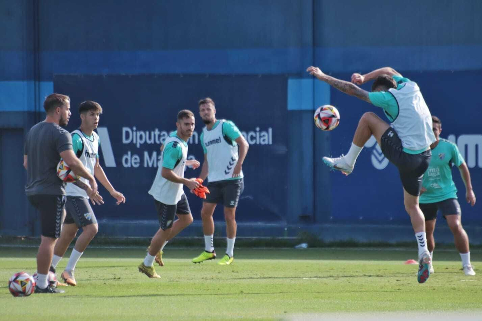 El entrenamiento del Málaga CF, en fotos