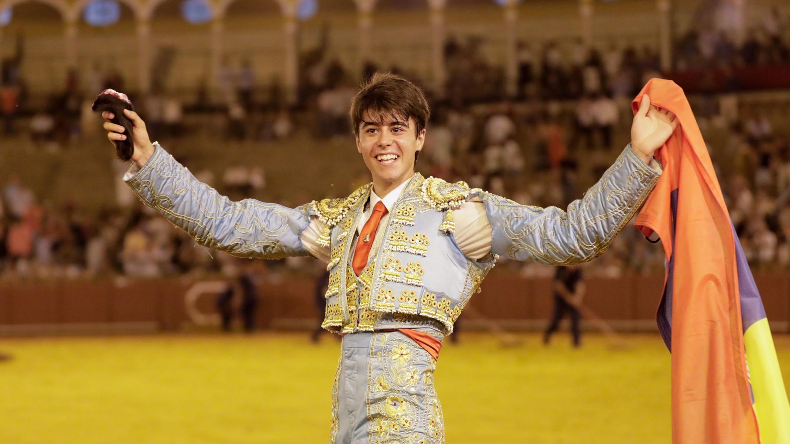 Manuel Troncoso, palaciego presentado por la escuela de Utrera, se ganó el pase a la final.