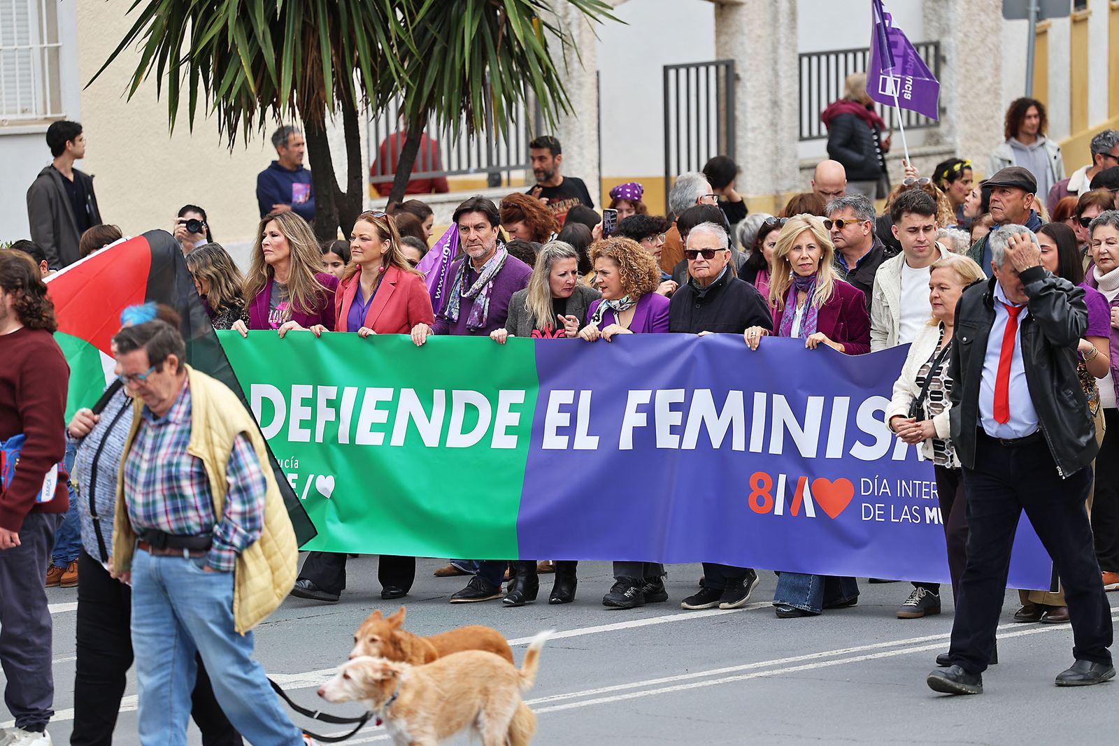 8M: Las fotografías de la manifestación del Día de la Mujer