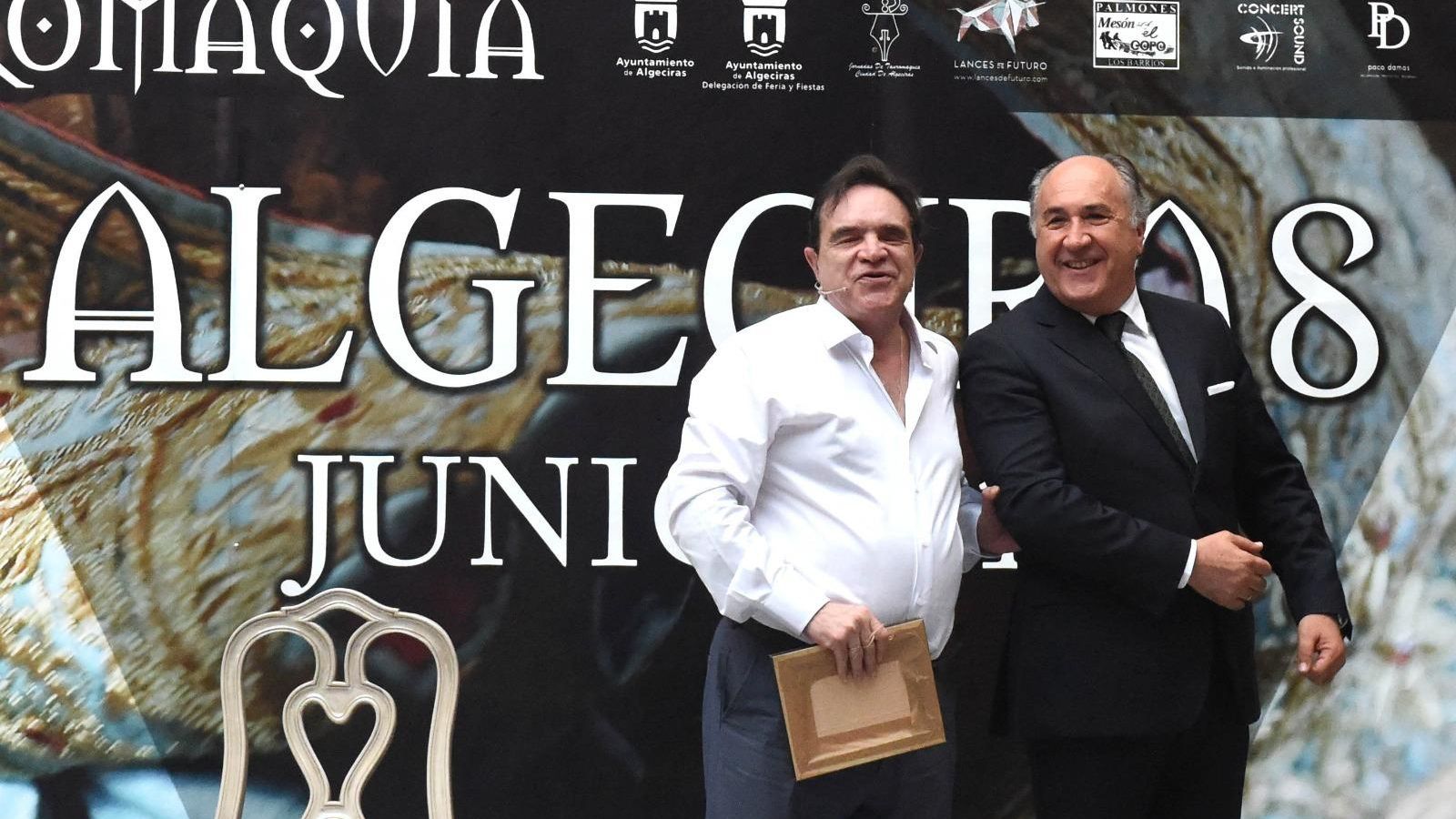 José Reyes Carmona, junto a José Ignacio Landaluce.