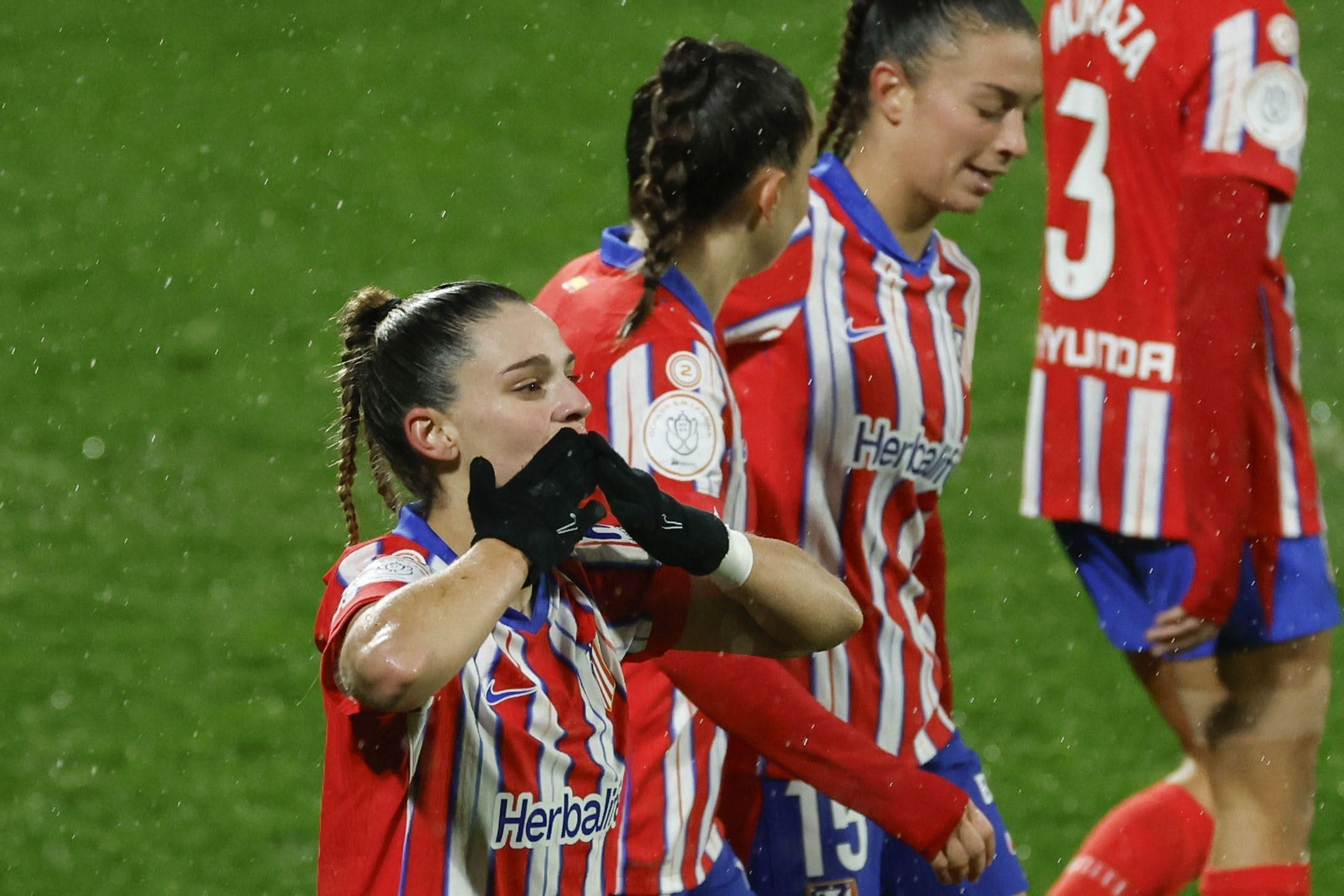 Las mejores imágenes de las semifinales entre Granada y Atlético de Madrid