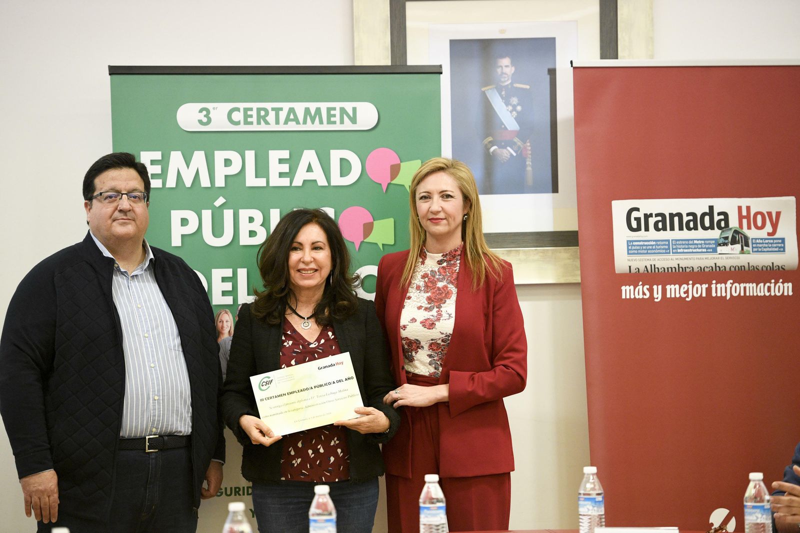 Nominada Administración y otros servicios: Teresa Lechuga, empleada pública del SEPE