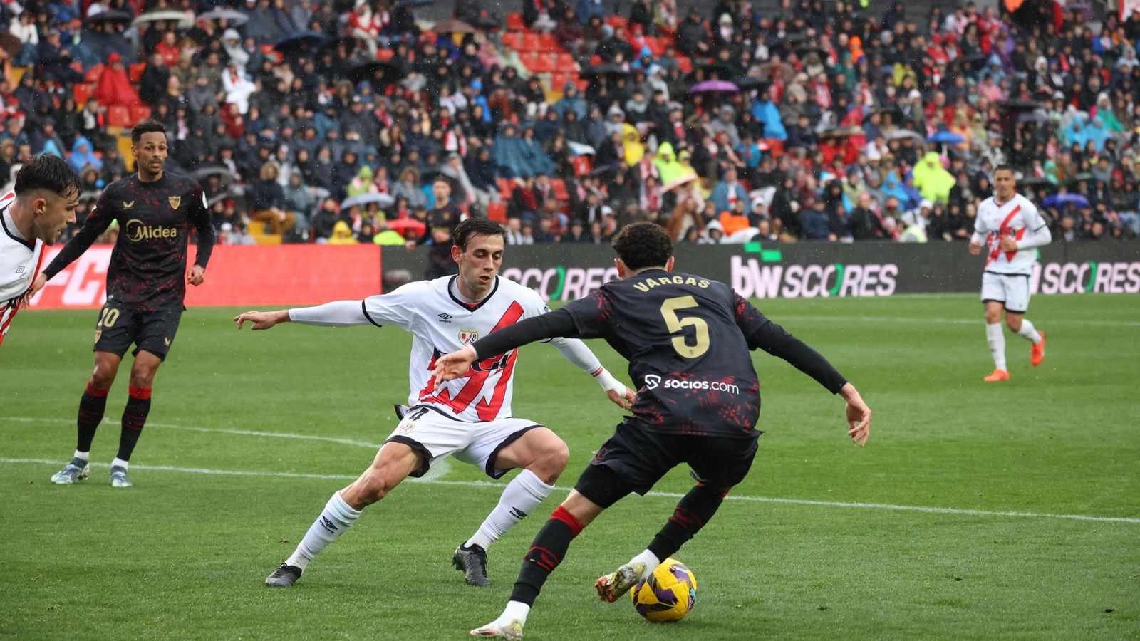 Rayo Vallecano -  Sevilla FC: todas las fotos del partido de Liga