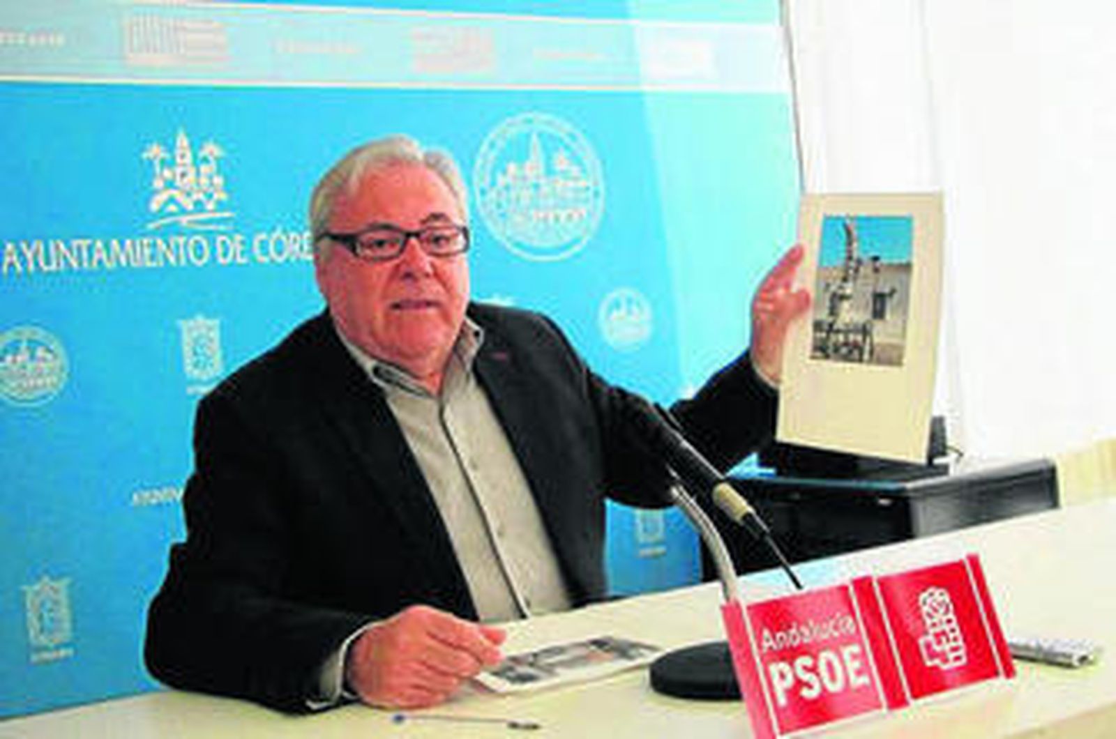 Emilio Aumente, ayer durante la rueda de prensa.