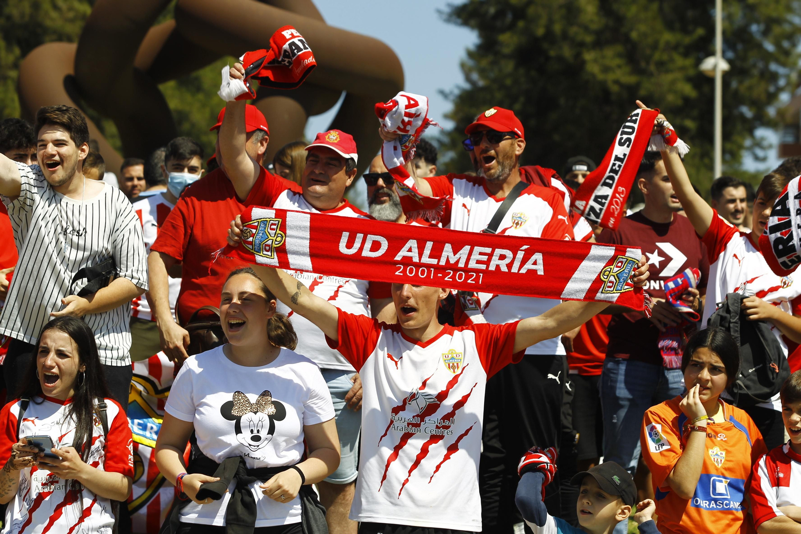 Imágenes del partido U.D. Almería-S.D. Amorebieta