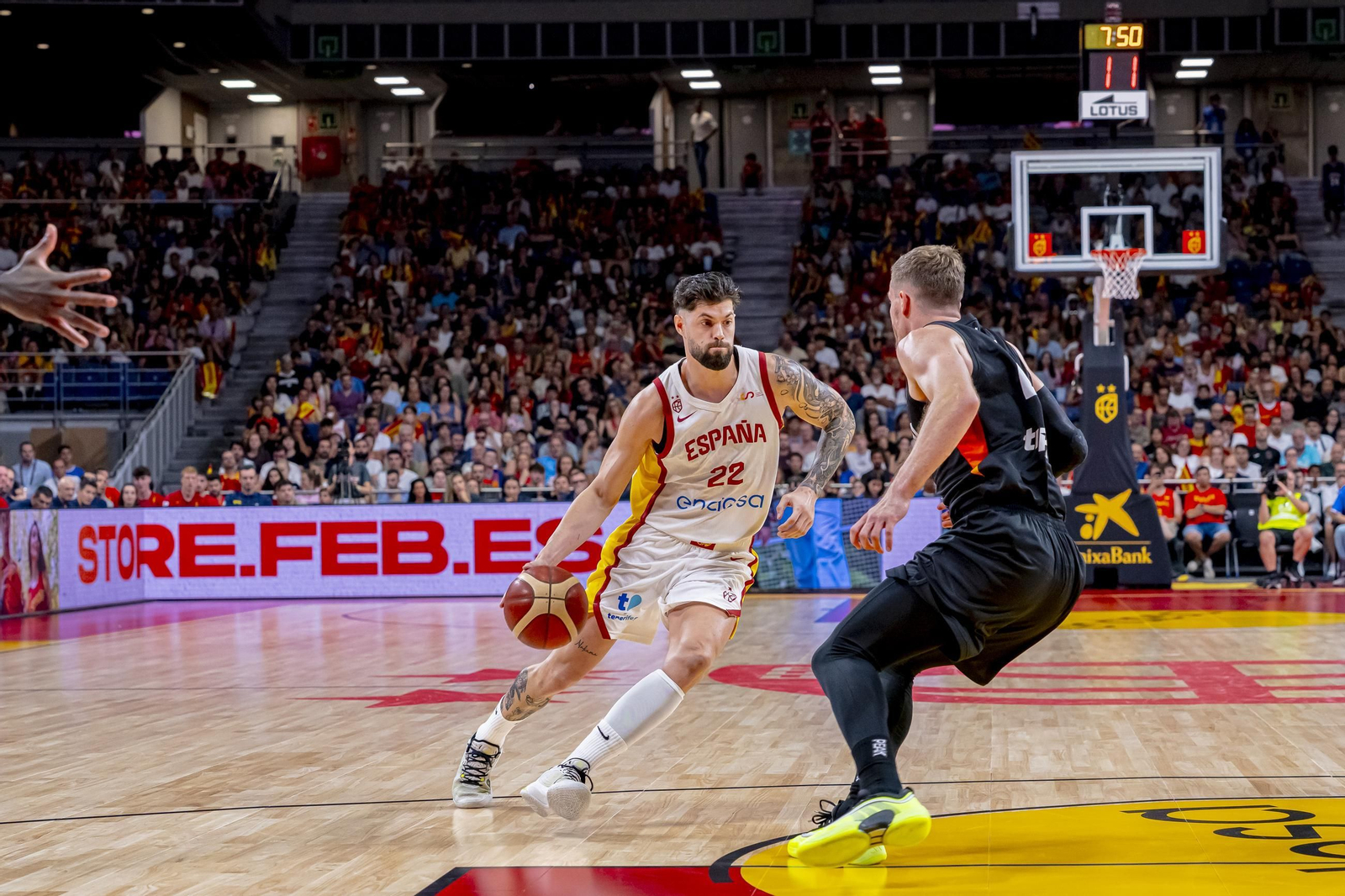 Las mejores fotos del España-Alemania de baloncesto