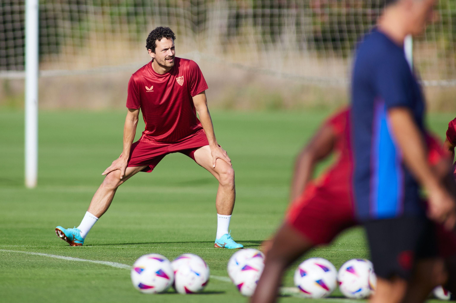 Delaney, en un entrenamiento esta pretemporada.