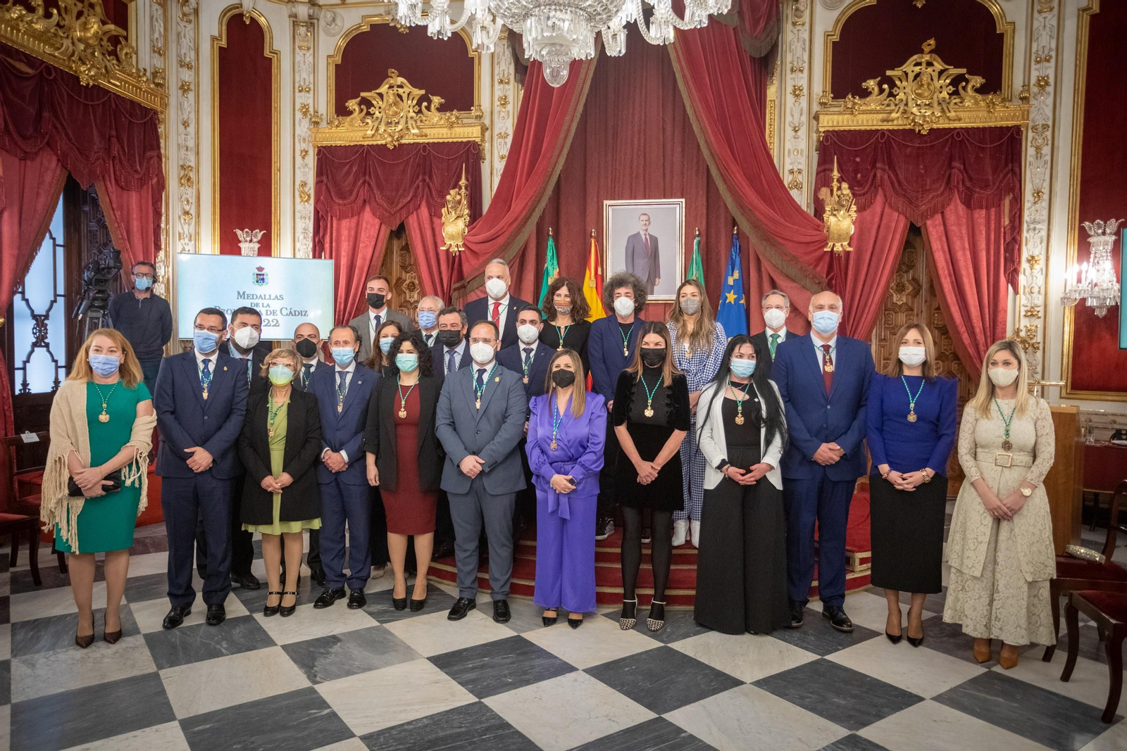 Imágenes de la entrega de medallas por el Día de la provincia de Cádiz