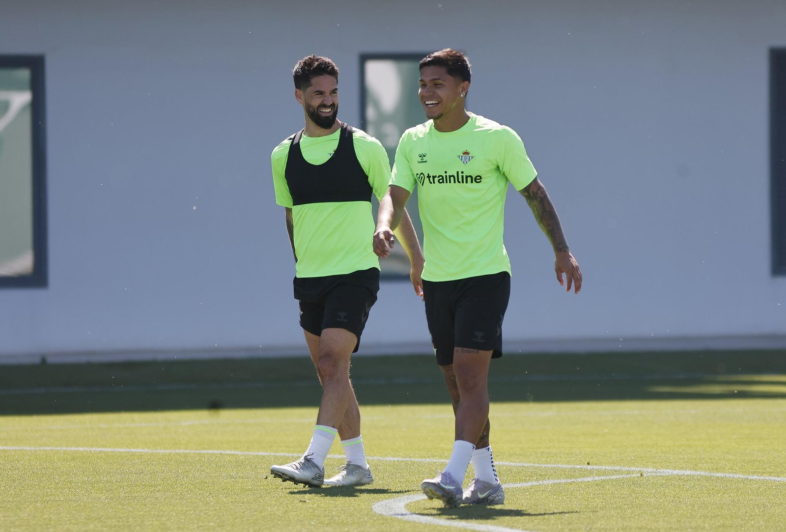 Las imágenes del entrenamiento del Betis